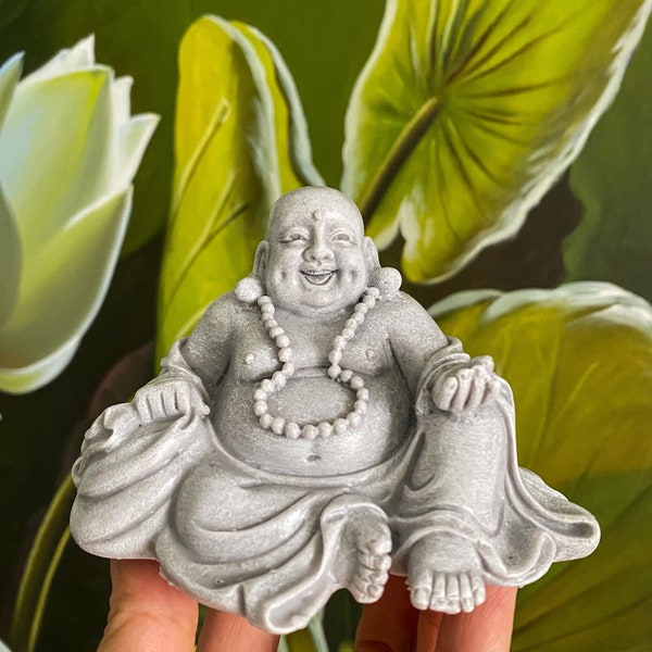 The Laughing Buddha Statue, Small Maitreya Buddha, Happy Buddha Indoor Outdoor, Home & Garden Decorative