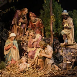 アンリ・フェランディス 角を持つ天使 手描き樹脂製 クリスマス