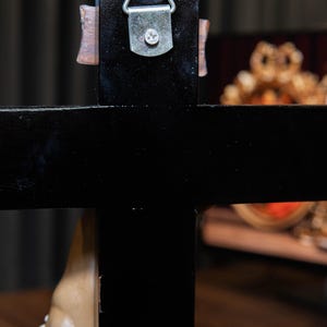 Hand-Painted Jesus Crucifix Wall Cross 55cm – Sacred Wall Hanging Cross, Religious Jesus Wall Art, Catholic Crucifix Decor, Christian Gifts