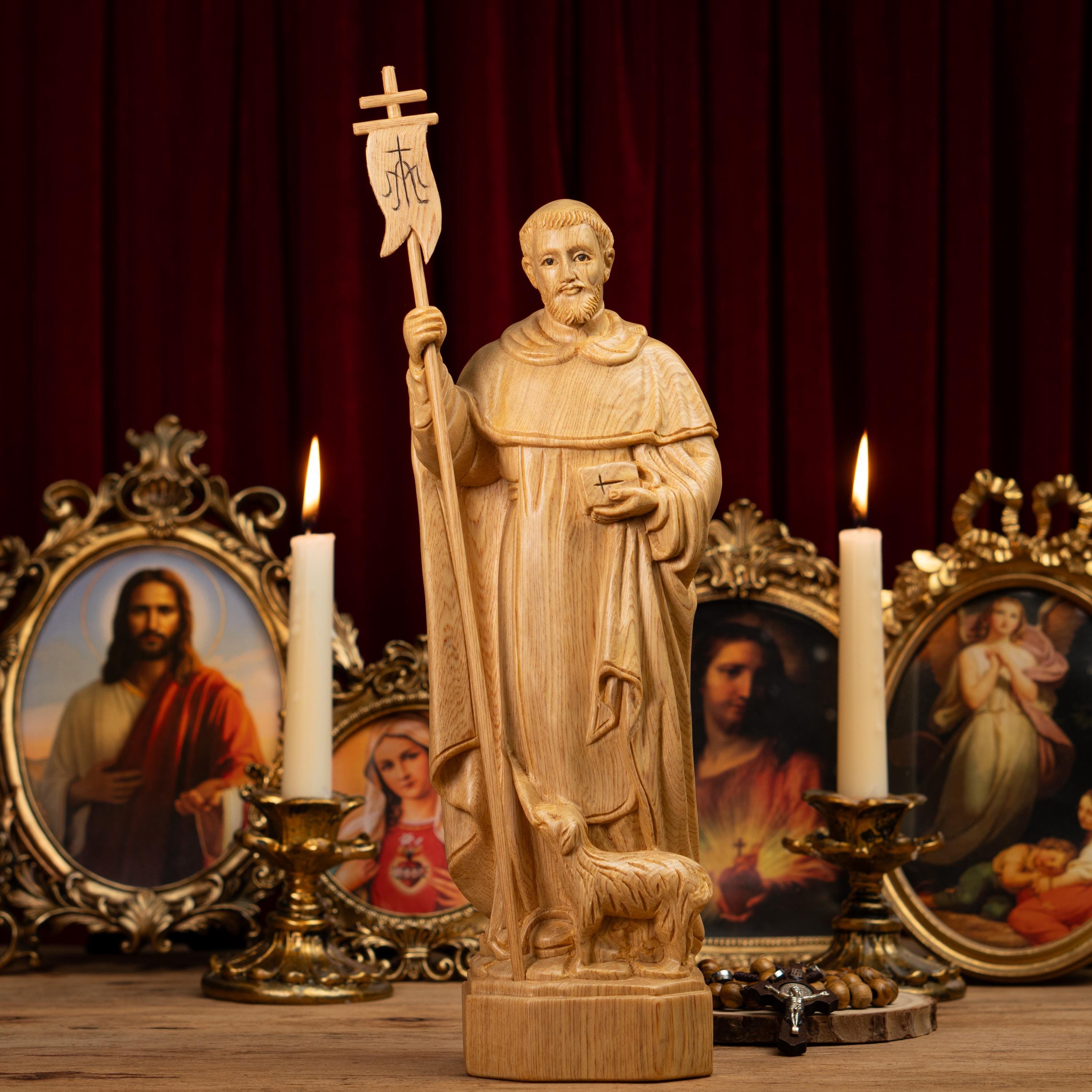 11.8 Inches St. Dominic Statue Catholic Gifts Christian Decor Religious Gifts for Women Christian Home & Room Decor Catholic Decor