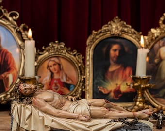 The Burial of Jesus Statue Jesus Christ Catholic Gifts for Women & Men Jesus Figurines Religious Christian Home Decor