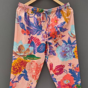 Cotton capri pajama bottoms sales