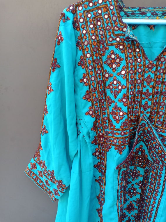 Vintage embroidery Tribal Baluchi Dress Hand Embr… - image 5