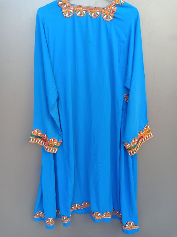 Vintage embroidery Tribal Baluchi Dress Hand Embr… - image 9