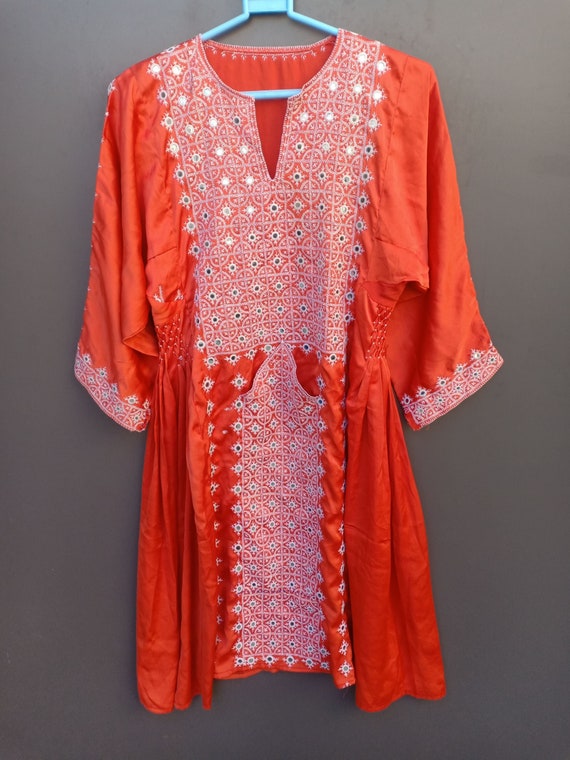 Vintage embroidery Tribal Baluchi Dress Hand Embr… - image 1