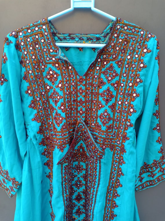 Vintage embroidery Tribal Baluchi Dress Hand Embr… - image 2