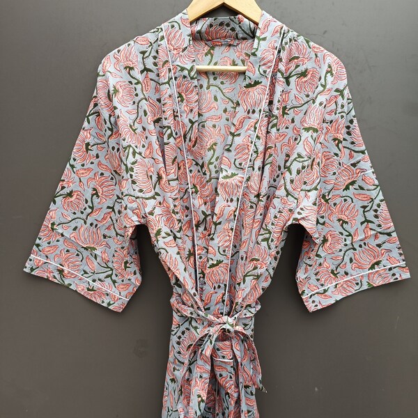 Indian Cotton Robe - Etsy