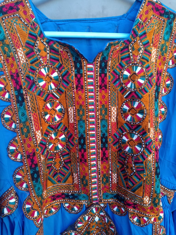 Vintage embroidery Tribal Baluchi Dress Hand Embr… - image 4
