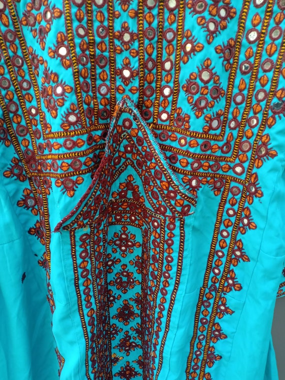 Vintage embroidery Tribal Baluchi Dress Hand Embr… - image 4