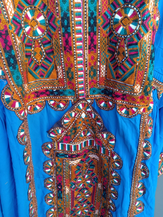 Vintage embroidery Tribal Baluchi Dress Hand Embr… - image 5