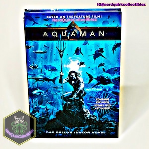 Aquaman DC The Deluxe Junior Novel Exclusive Hardcover Art Insert Edition x1 * NEU *