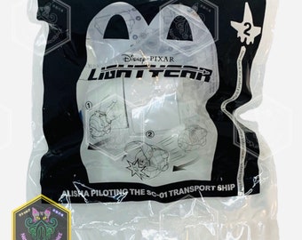 Alisha pilotando la nave de transporte SC-01 n.° 2 Lightyear Disney Pixar McDonald's 2022 Happy Meal Toy x1 *NUEVO SELLADO*