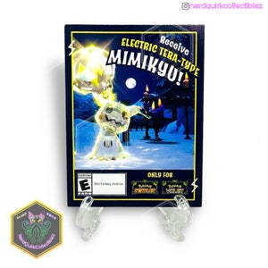 Electric Tera-Typ Mimikyu Scarlet & Violet GameStop Code * SCHNELL VERSENDET per NACHRICHT *