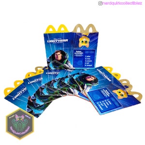 Lightyear Disney Pixar McDonalds 2022 Happy Meal Box x1 *NEW/UNUSED*