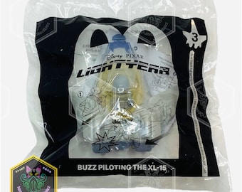 Buzz pilotando el XL-15 #3 Lightyear Disney Pixar McDonald's 2022 Happy Meal Toy x1 *NUEVO SELLADO*