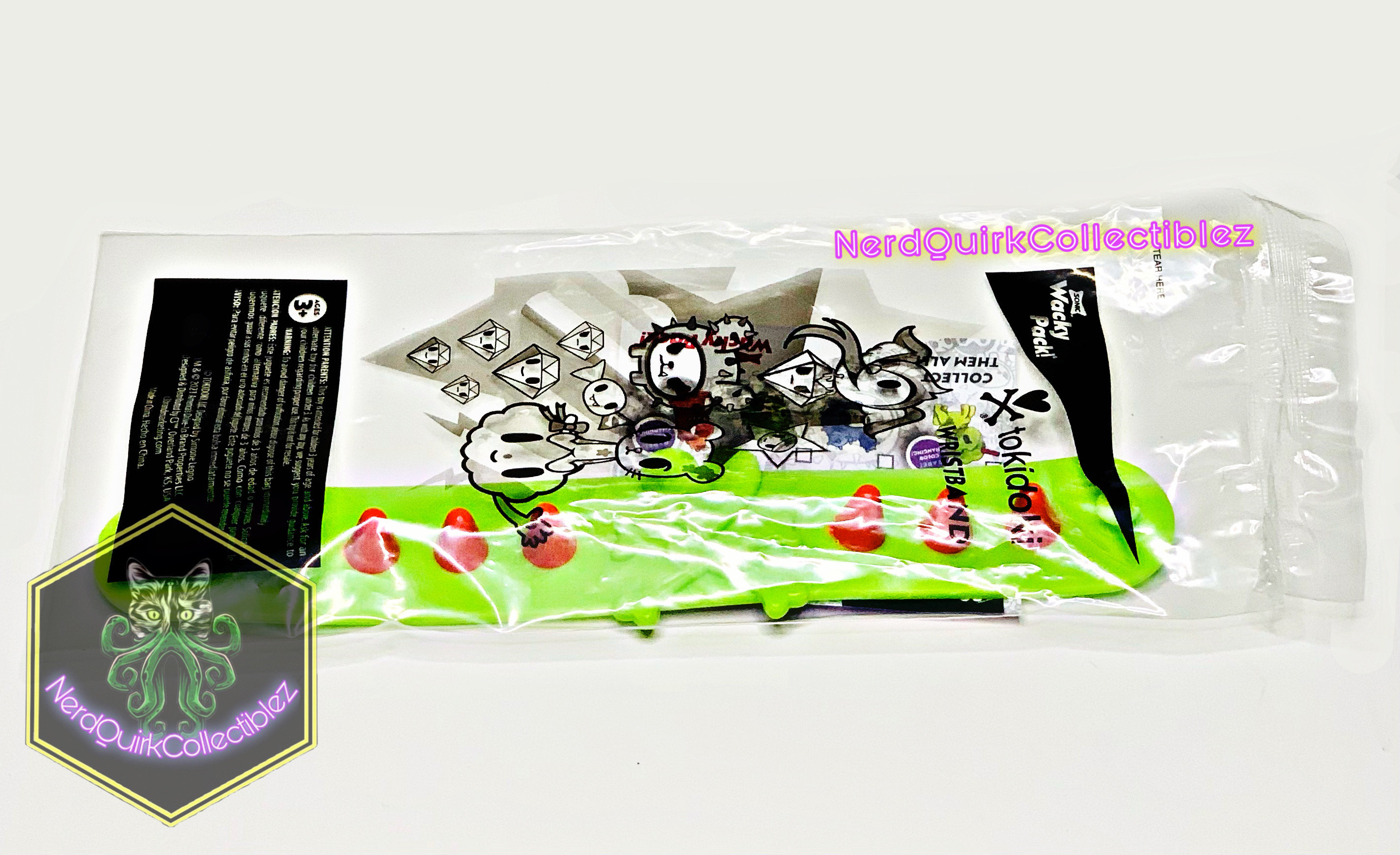 Wristband Accessory Tokidoki Sonic Exclusive 2021 Wacky Pack Toy