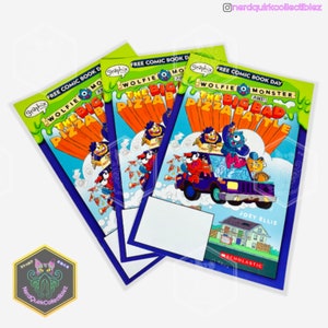 Wolfie Monster & The Big Bad Pizza Battle 2019 Gratis stripboekdag x1 *NIEUW NM+/-*