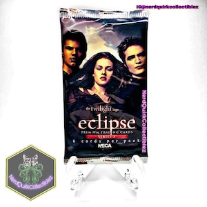 Neca Twilight Saga : Booster de cartes à collectionner Eclipse série 2 x1 *NEUF Scellé D'usine*