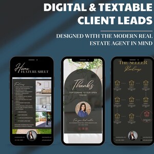 Textable Business Cards for Real Estate Farming, Social Media Ideas for Digital Listing Presentations and Business & Email Marketing, MRR