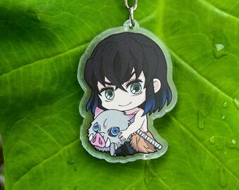 Chibi Wild Boar Keychain