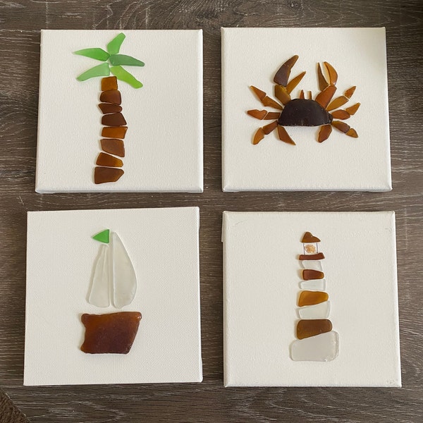 Custom Sea Glass Art