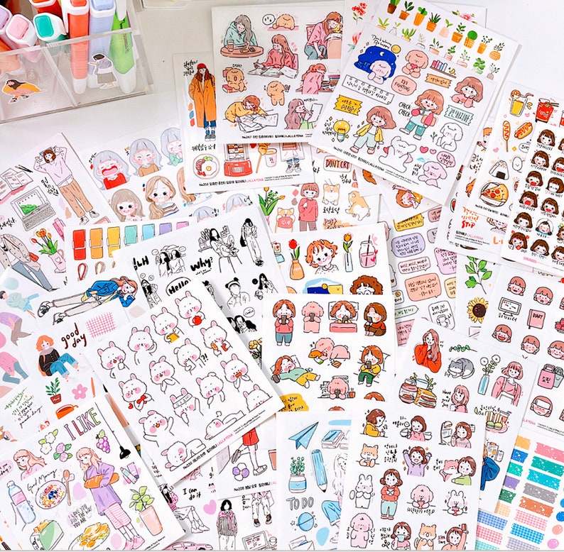 Stationery Grab Bag Cute Korean Stationery Memos and Etsy
