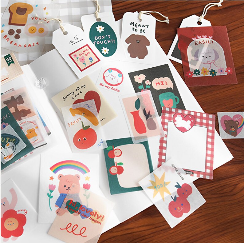Stationery Grab Bag Cute Korean Stationery Memos and Etsy