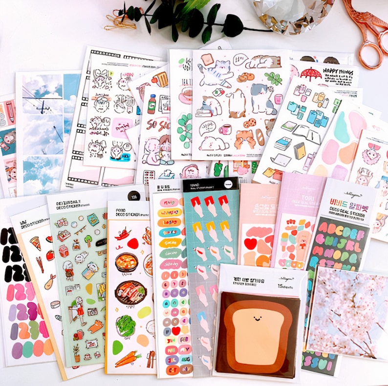 Stationery Grab Bag Cute Korean Stationery Memos and Etsy