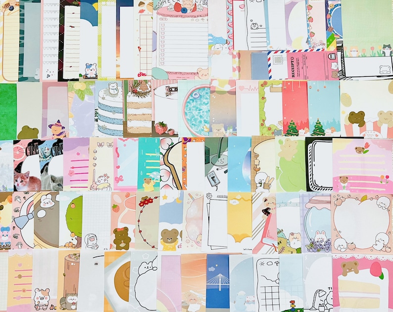 Stationery Grab Bag Cute Korean Stationery Memos and Etsy