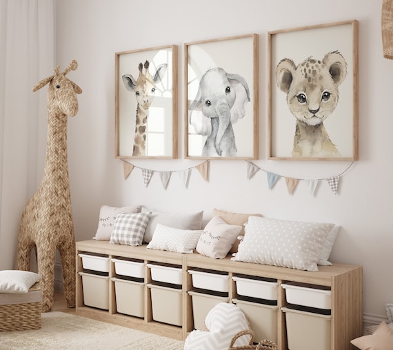 Neutral jungle themed deals nursery