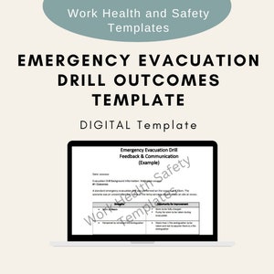 Plantilla de resultados de simulacro de evacuación de emergencia / Comentarios / Lugar de trabajo / Cumplimiento / WHS / Sitio / Plan / PDF / Capacitación / Inducción / OHS