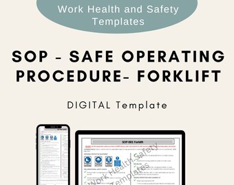 Procédure d'utilisation sûre du chariot élévateur | Sécurité au travail (modèle numérique)