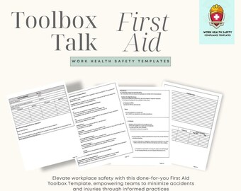 Modèle de présentation sur la boîte à outils de premiers secours | Sécurité au travail (PDF)