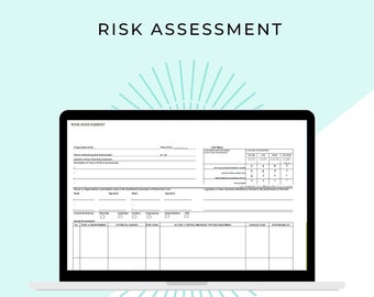Risk Assessment Template | Construction | Audit | Workplace Health Safety | Compliance | OHS | Project Management Plan | Environment