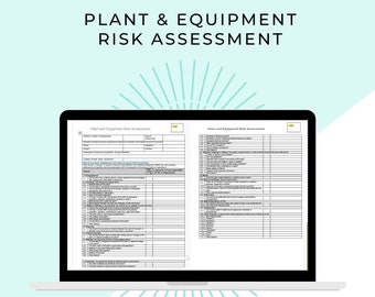 Machinery Risk Assessment | Plant and Equipment | Construction | Project Management Plan | Work Health and Safety | Risk Management | WHS