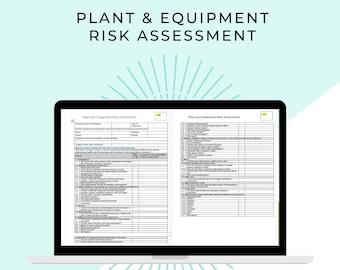 Modèle d'évaluation des risques liés aux installations et à l'équipement | WHS de la construction (PDF)