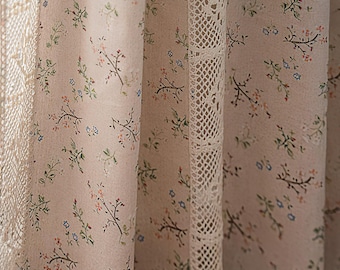 Elegant Floral Curtain: Vintage Crochet Patchwork Drape With Macrame Tassels