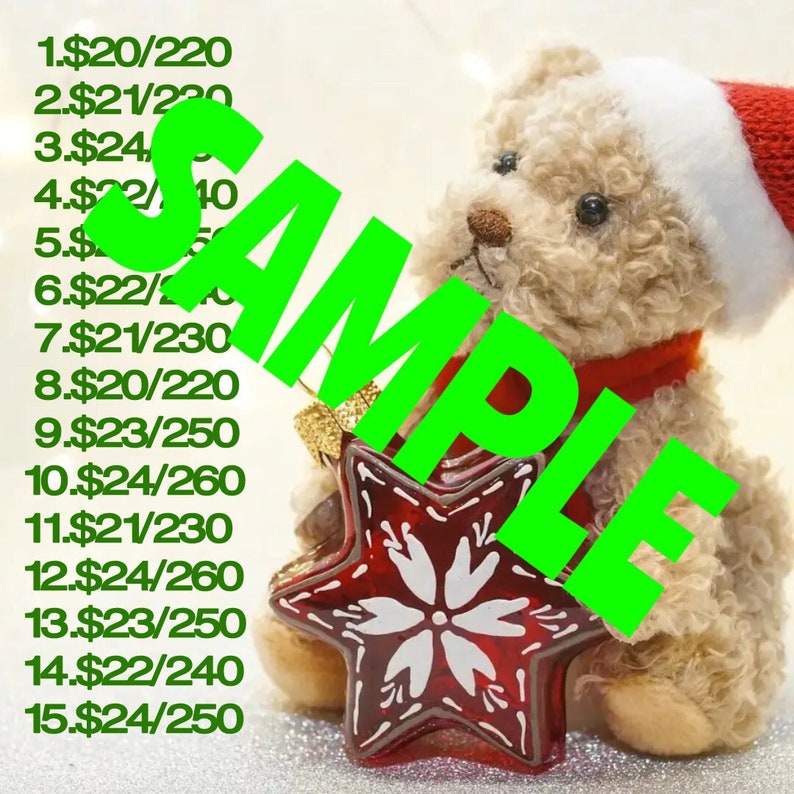 3 Pack Bundle Pick Your Pay Bingo Boards Holidays Etsy