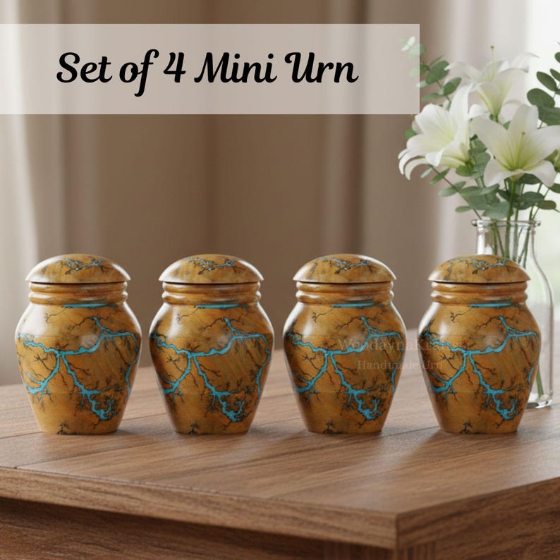 Personalized Mini Urn, Cremation Human Ashes Urns, Engraved Pets Urn, Funeral Urns, Custom Ash Keeper, Ashes Keepsake Box, Mini Memorial Urn image 17