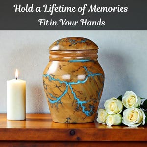 Personalized Mini Urn, Cremation Human Ashes Urns, Engraved Pets Urn, Funeral Urns, Custom Ash Keeper, Ashes Keepsake Box, Mini Memorial Urn image 11