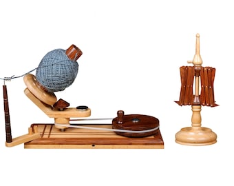 Yarn winder and swift combo Hand-operated Ball winder Knitter's Gifts, handcrafted Skein winder for Knitting Christmas day gift