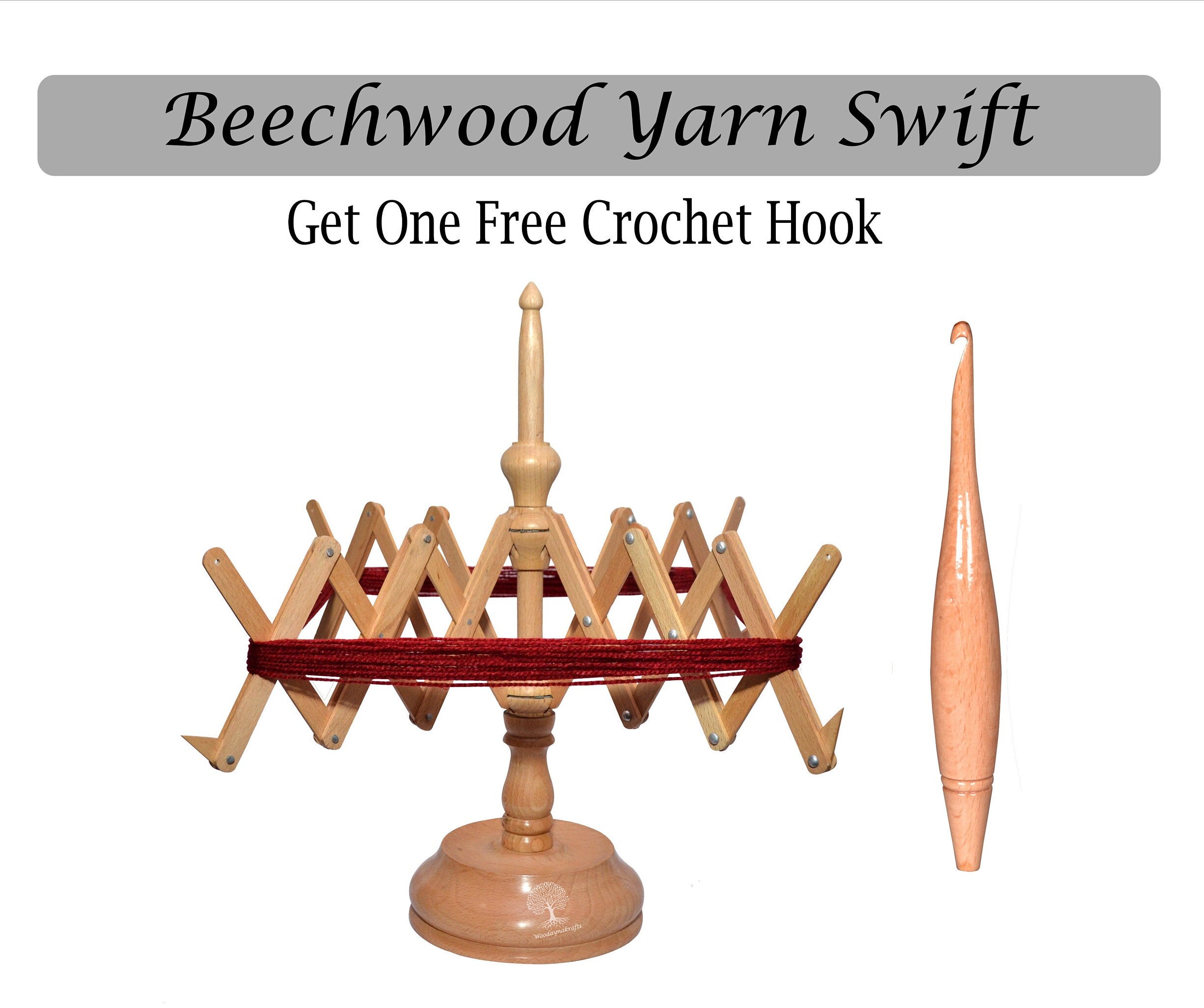 Yarn Winder and Swift Yarn Winder Combo Handoperated Ball Winder