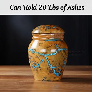 Personalized Mini Urn, Cremation Human Ashes Urns, Engraved Pets Urn, Funeral Urns, Custom Ash Keeper, Ashes Keepsake Box, Mini Memorial Urn image 4