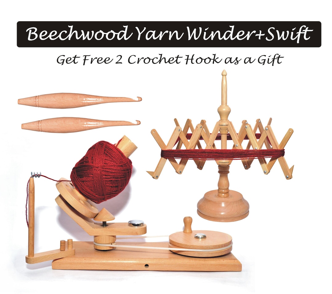 Yarn Winder and Swift Yarn Winder Combo Handoperated Ball Winder