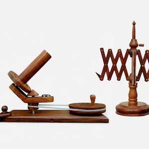 Yarn Winder for Knitting Yarn Swift Combo Hand-operated Ball Winder Knitter&#39;s Gifts Center handcrafted Skein Winder Christmas Day Gift