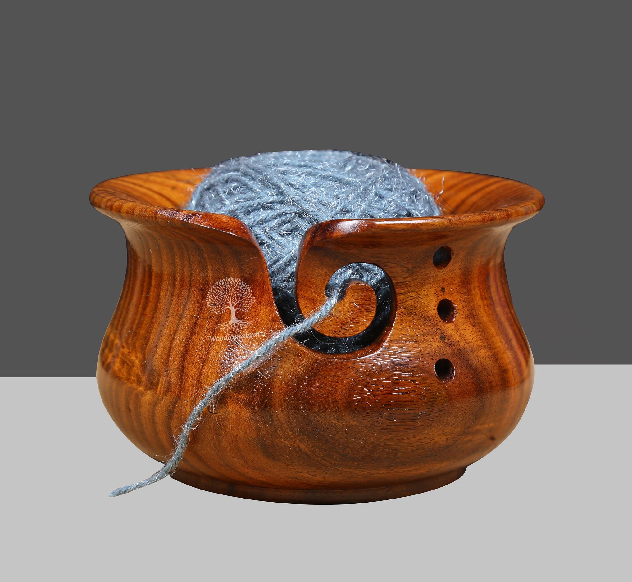 Handcrafted Yarn Bowls by NELSONWOOD