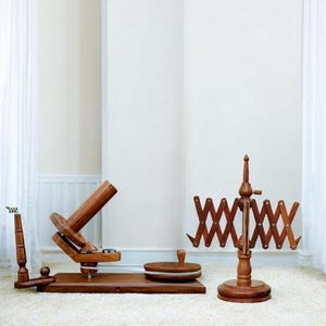 Yarn Winder and Swift Yarn Winder Combo Hand-operated Ball Winder Knitter&#39;s Gifts Center handmade Skein Winder Christmas day gifts