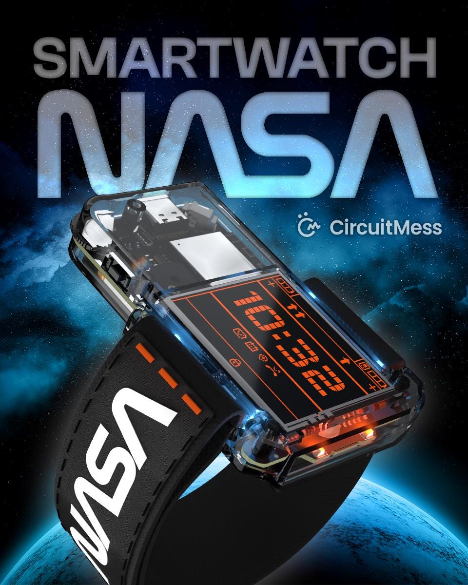 Nasa Artemis Diy Smartwatch Kit Learn Coding Electronics Wearable