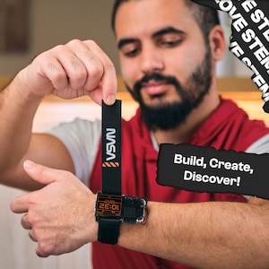 Zestaw do samodzielnego montażu smartwatcha NASA Artemis | Nauka kodowania, elektroniki i technologii noszonych | Prezent STEM dla dzieci i nastolatków (w wieku 9+)