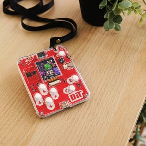 CircuitMess Bit 2.0 on a table